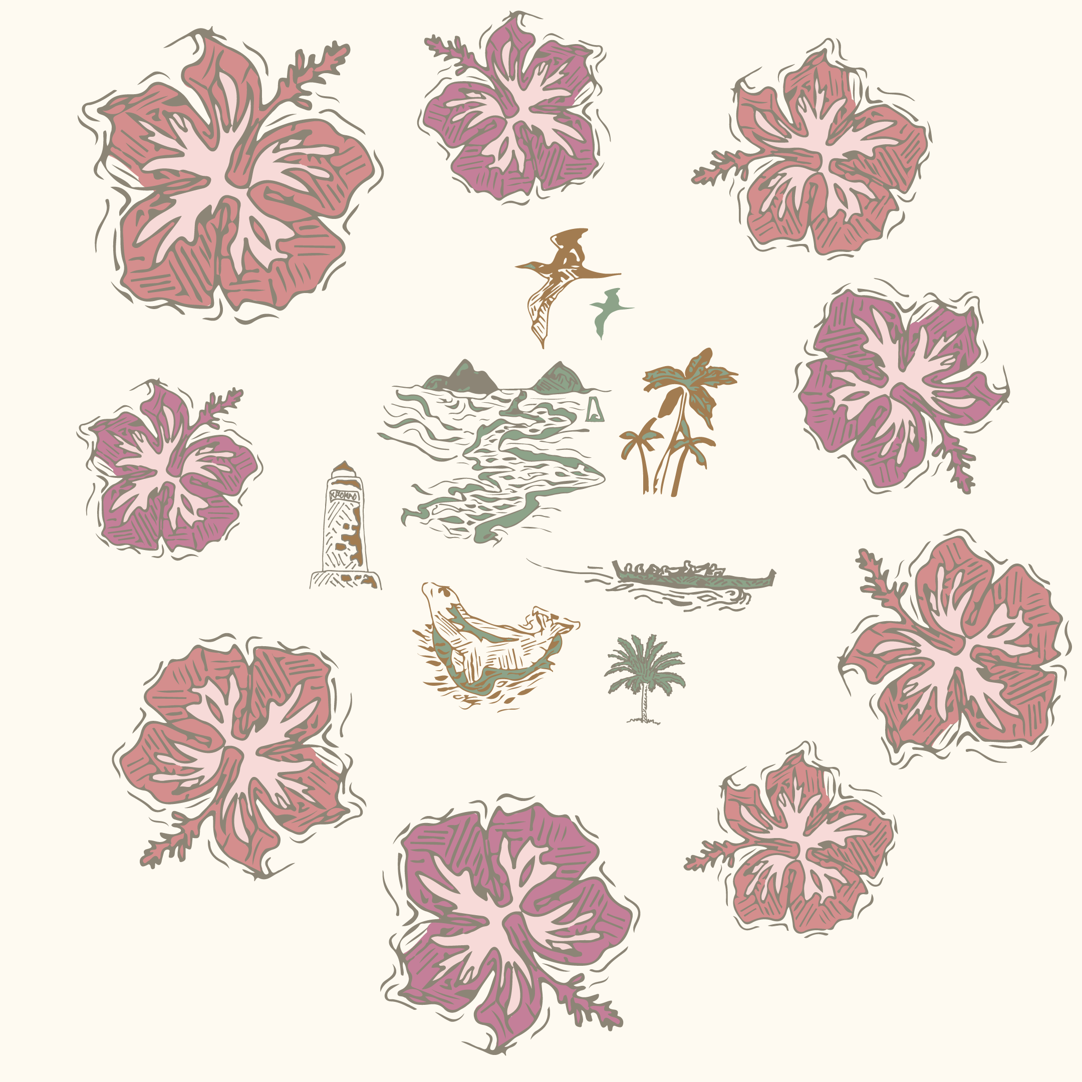 Meet Kaohao, Tai Swim's Vintage Aloha Swimwear Print