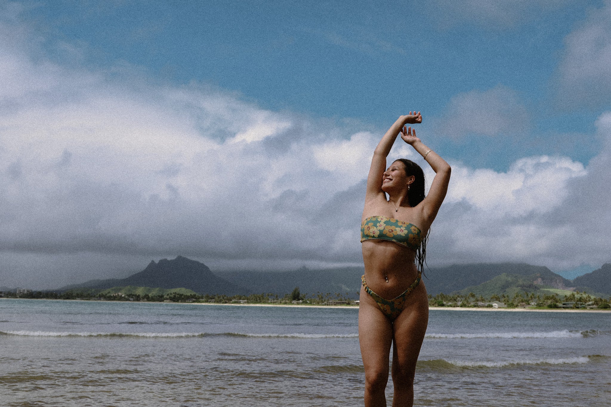 MILO: Our Summer Yellow Hibiscus Floral Swimwear Pattern