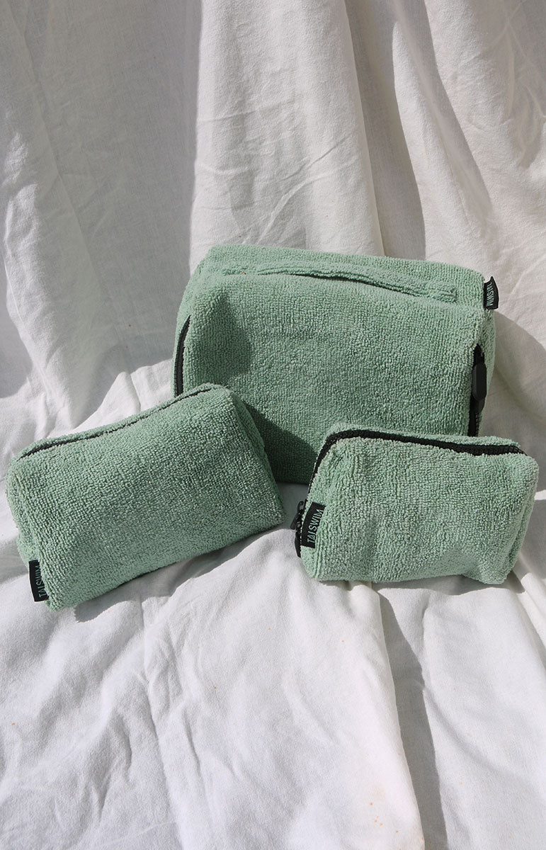 Terry Travel Bag Set Quality Beach Pouches Tai Swim Co