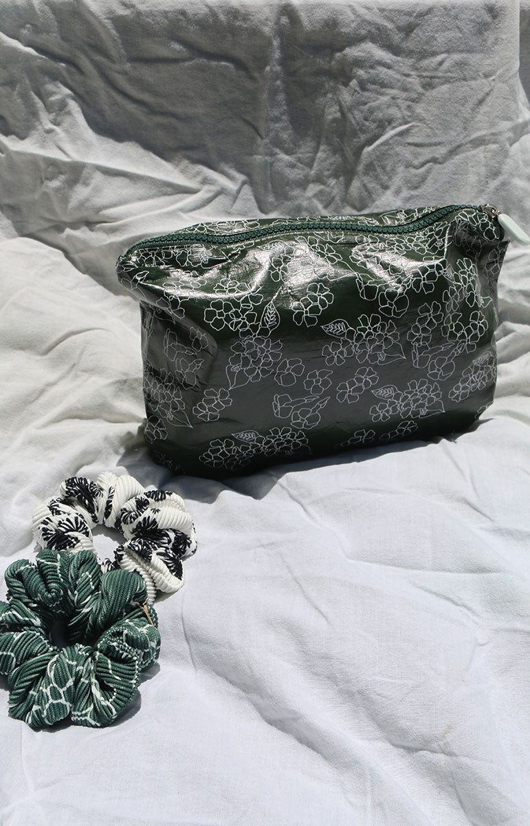 tai swim co bikini zipper pouch tyvek recycled material