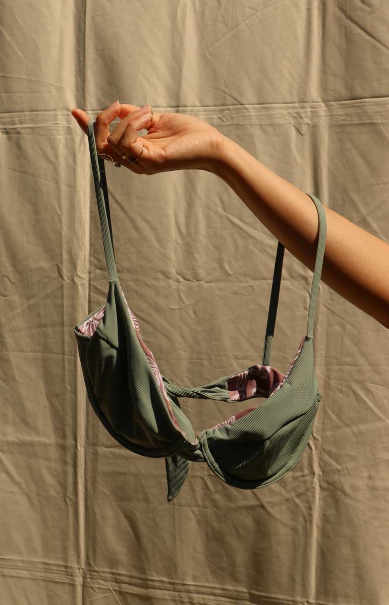 tai swim jade top in fern green swimwear bra top supportive bikini top for bigger busts